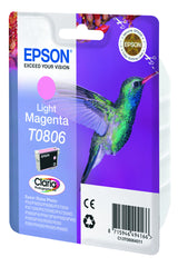 Epson Hummingbird Enkeltpakke, lys magenta T0806 Claria Photographic Ink