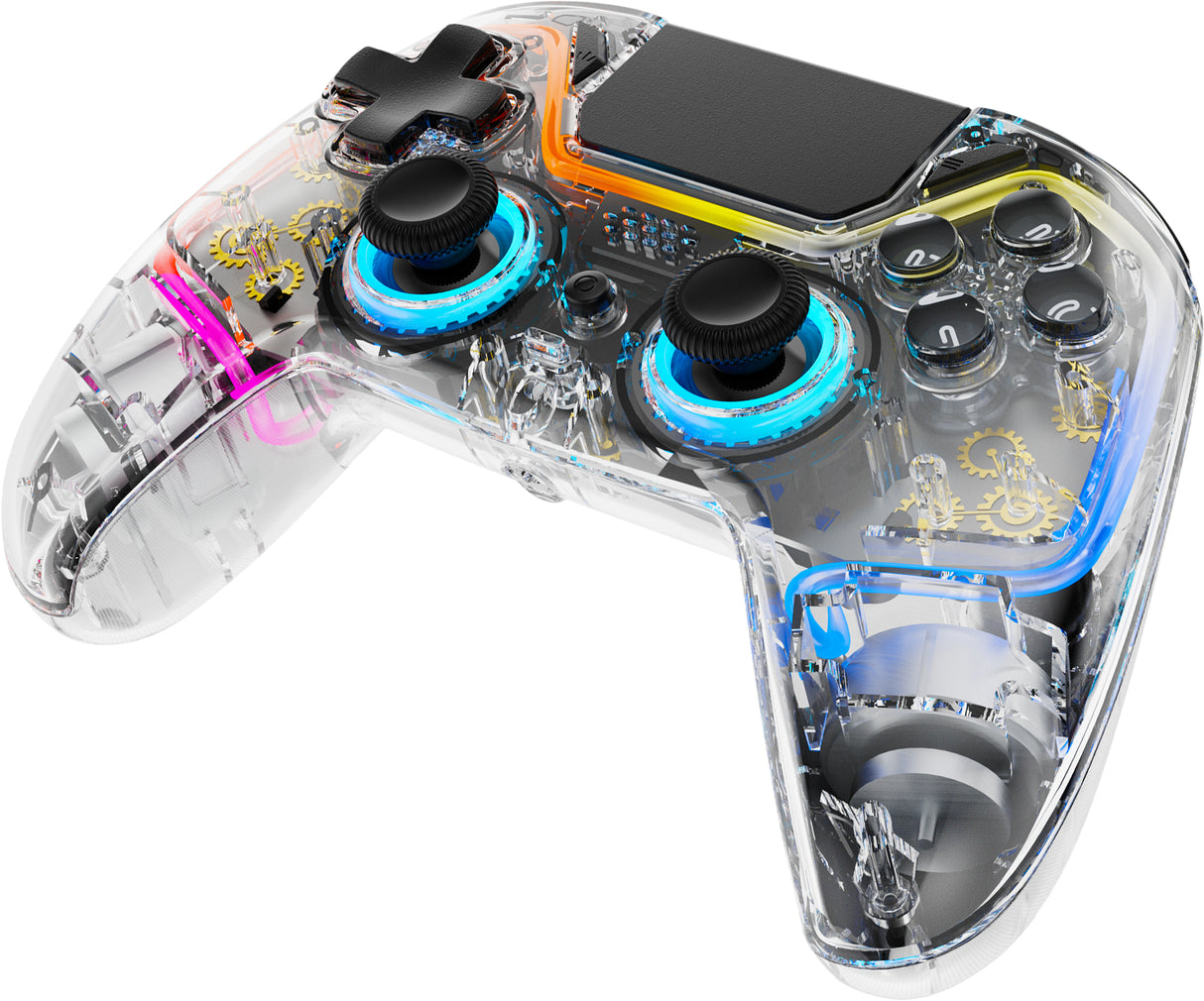 Deltaco Gaming controller PS4 transparent RGB