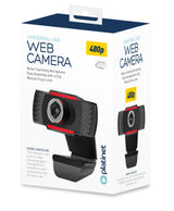 Platinet PCWC480 webcam 640 x 480 pixel USB 2.0 Sort, Rød