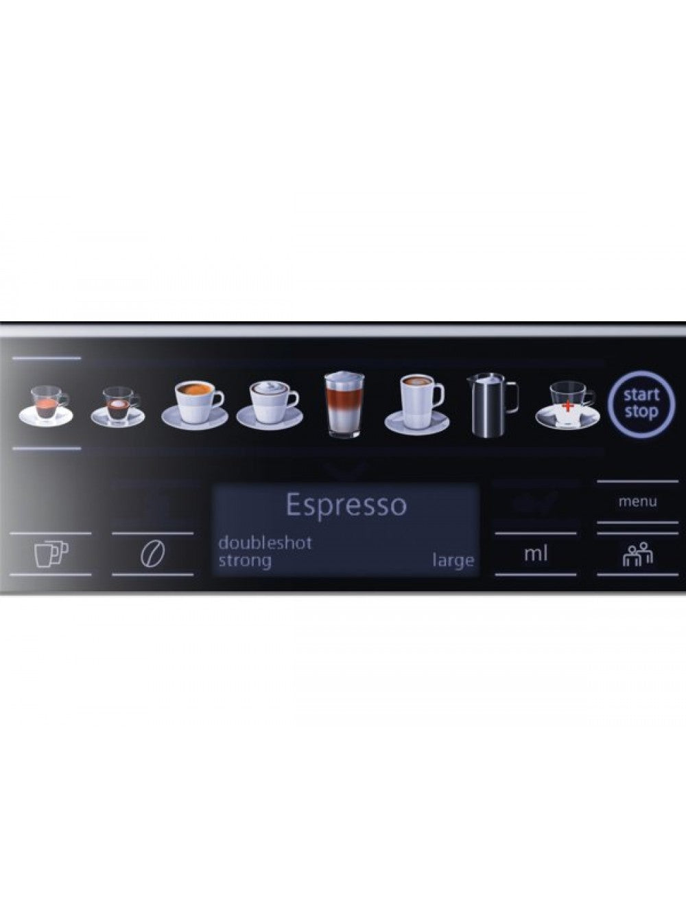 Siemens EQ.6 plus s400 TE654319RW Automatisk kaffemaskine Safirsort metallisk