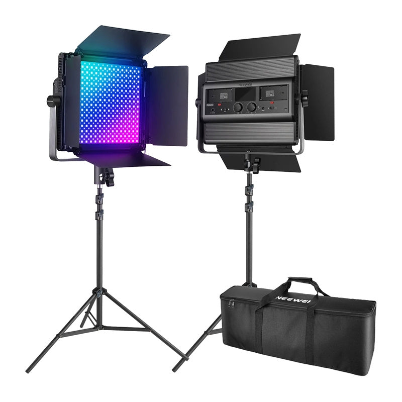 Sæt af 2 NEEWER RGB1200 60W V4 LED-lys