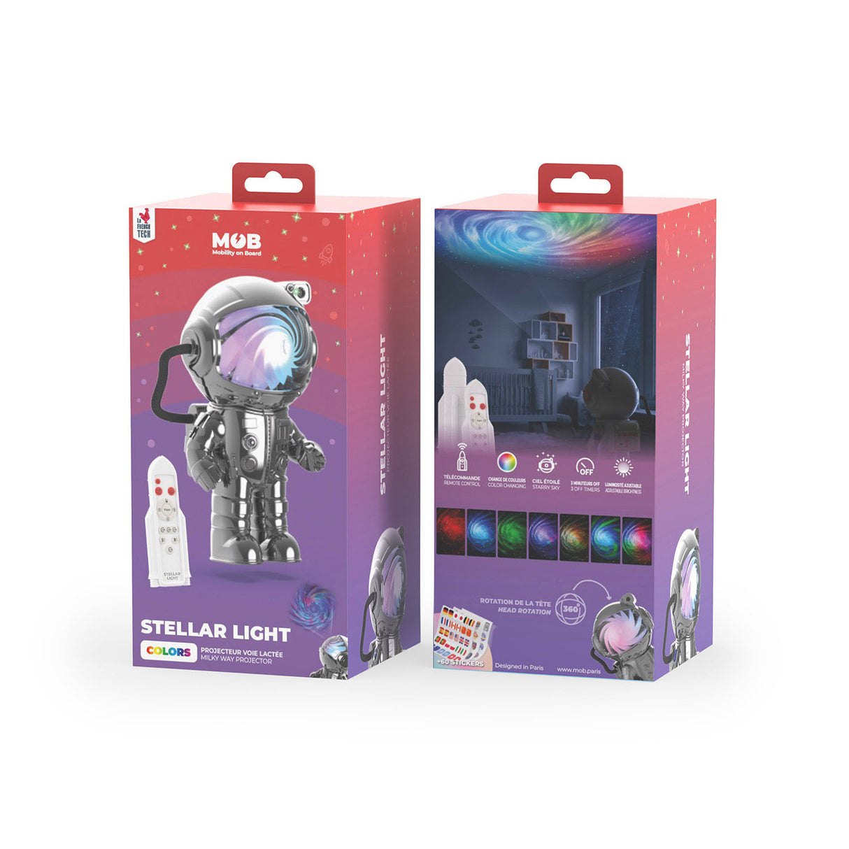 Mob Stellar Light Space Silver Astronaut