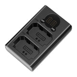 NEEWER DL-FZ100 dobbeltbatterioplader til NP-FZ100-S-batterier