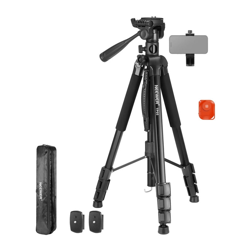 Neewer TP05 letvægts aluminiumkamera-stativ (monopod-mulighed)