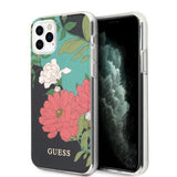 Guess GUHCN58IMLFL01 iPhone 11 Pro sort/sort N°1 Blomsterkollektion