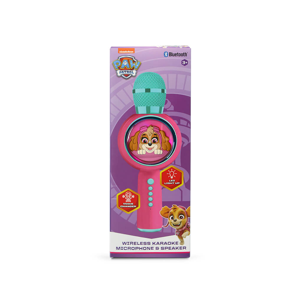 Paw Patrol Skye Karaoke Mic Pop Sing With Led