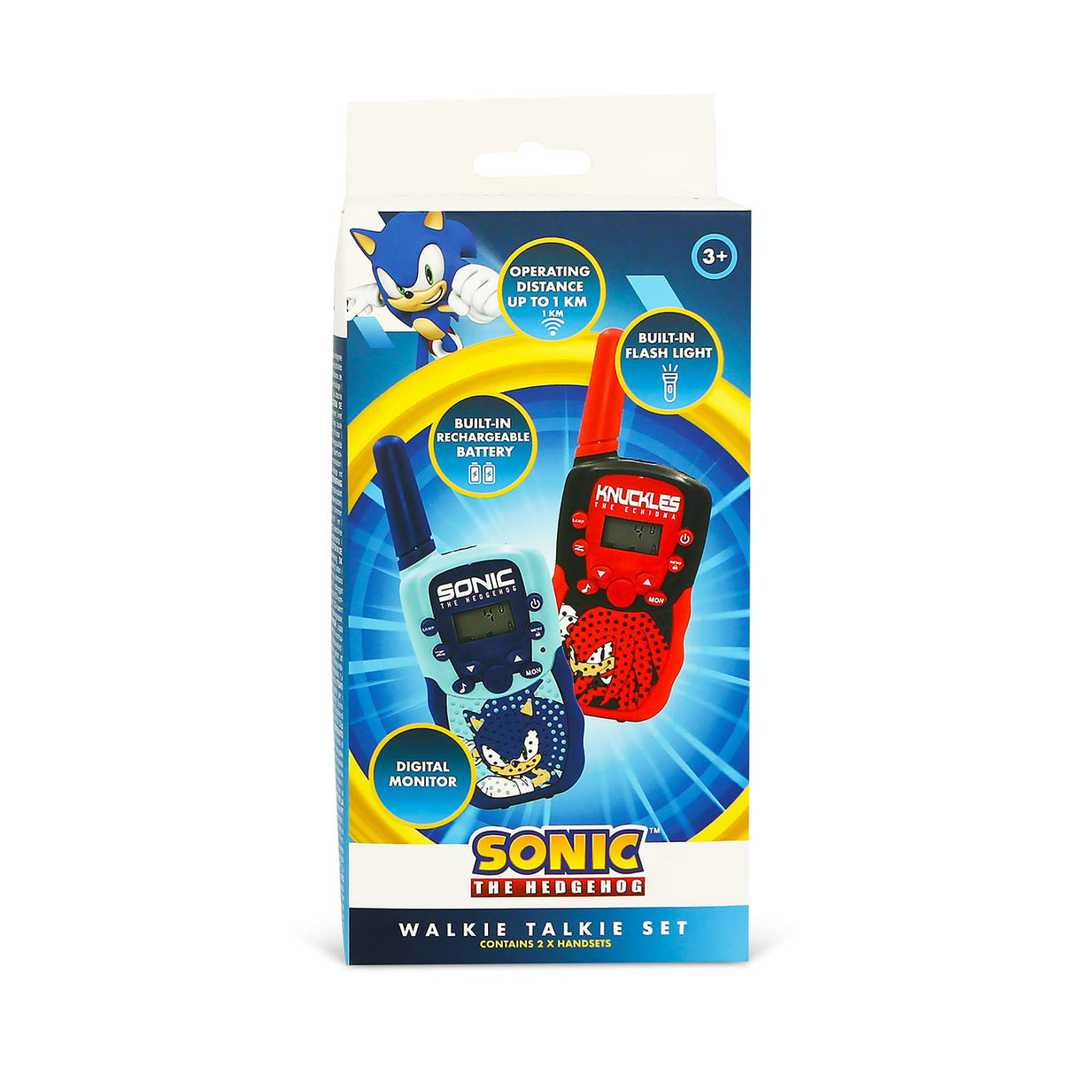Sonic Digital Walkie Talkie Up To 1000m Range Lcd