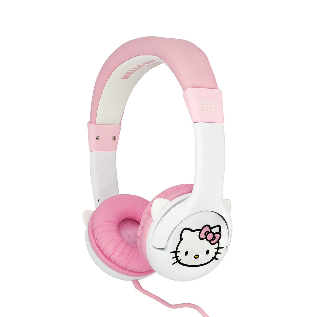 Hello Kitty Headphone Pink Wired On Ear 85d B With Ears
