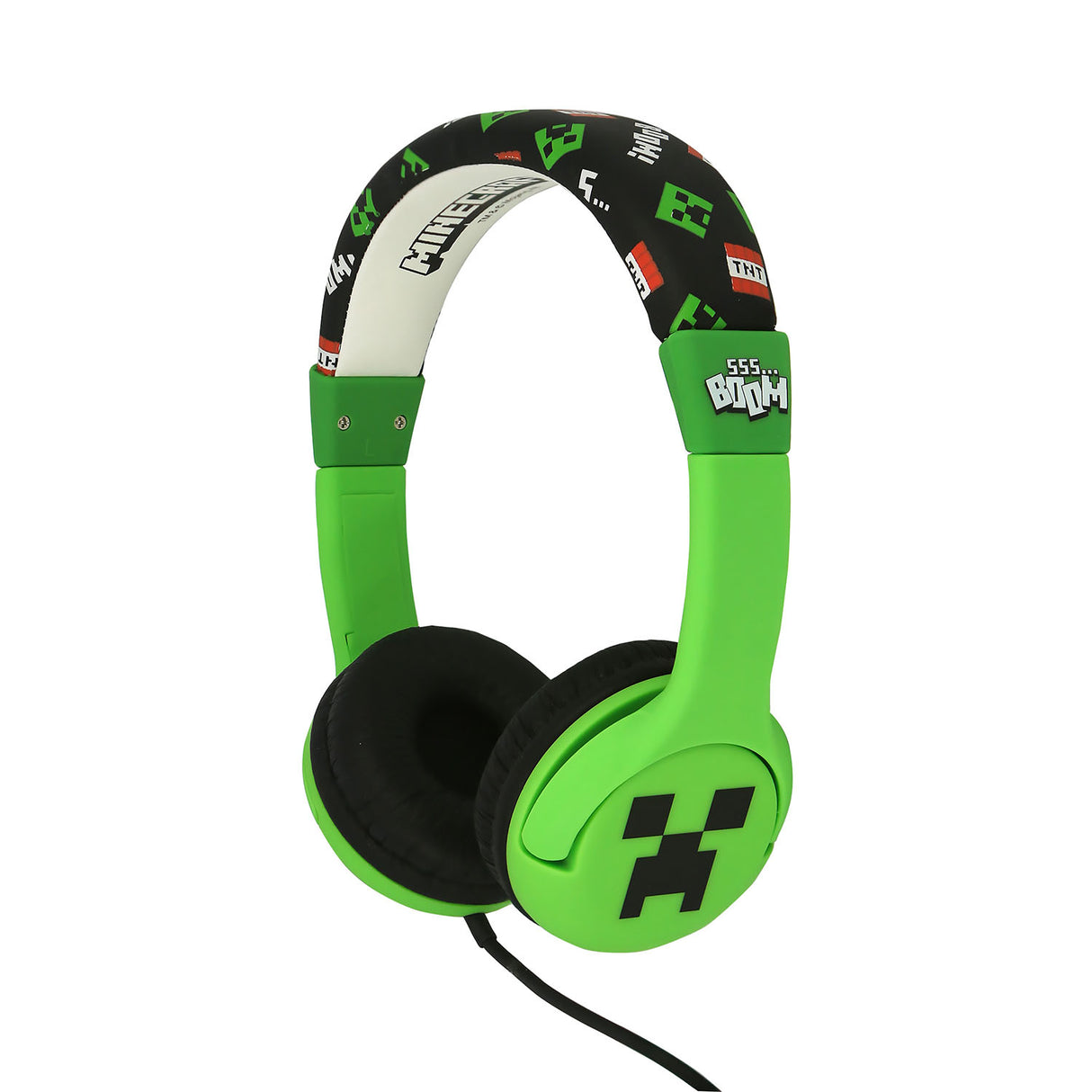 Minecrafr Headphone Wired On Ear 85d B Creeper