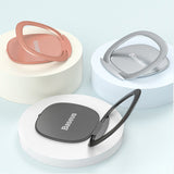 Baseus ultra-tynde selvklæbende ringholder telefonstativ grå (SUYB-0A)