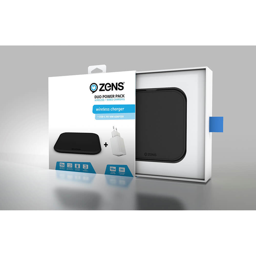 Zens I Phone 12/13/14/15/16 Charging Kit Qi 10 W And Pd 18 W