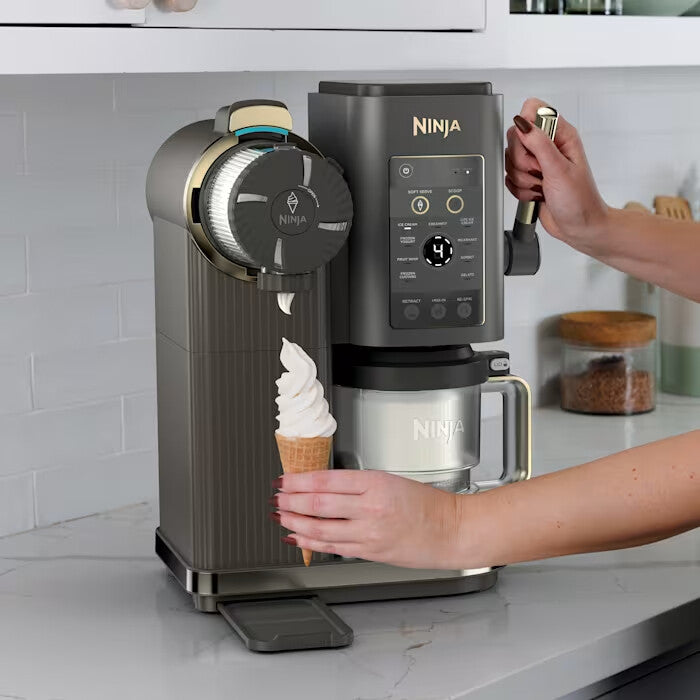 Ninja CREAMi Let ismaskine 0,47 L 800 W Grå, Sølv