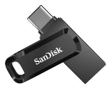 SanDisk Ultra Dual Drive USB-nøgle 128 GB USB Type-A / USB Type-C 3.2 Gen 1 (3.1 Gen 1) Sort, Sølv