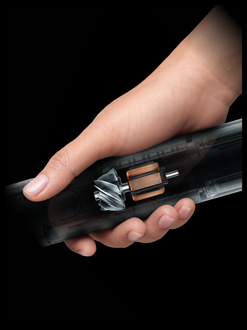 Dyson PencilVac Fluffycones Stick vakuum Batteri Dry Poseløs 0,8 L Sort, Grå