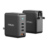 Minix P165 GaN Wall Charger med 3x USB-C og 1x USB-A Ports