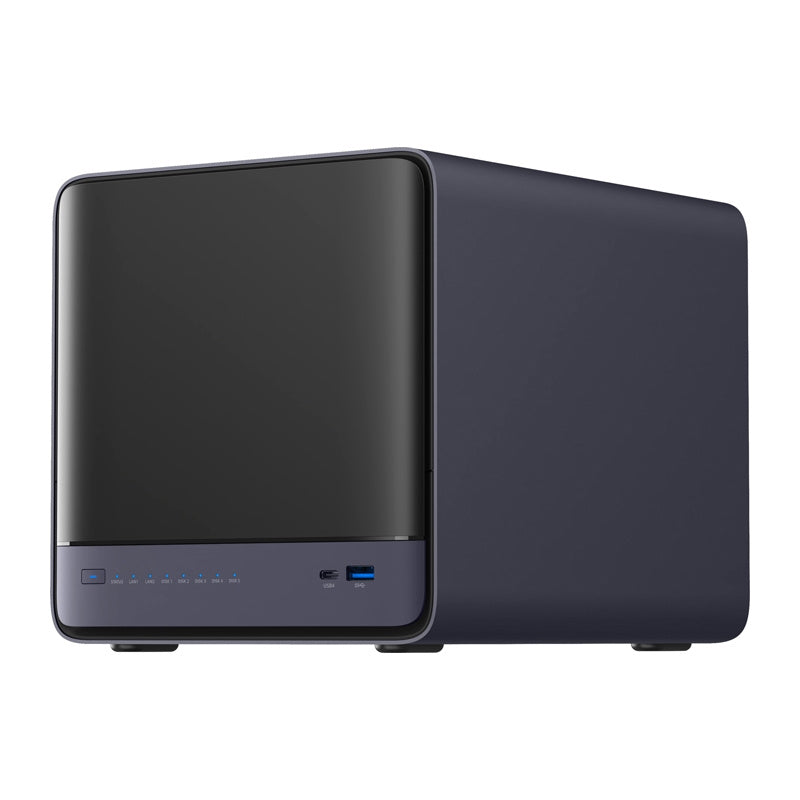 MINIS FORUM NAS N5 Air Ryzen H255 Mini PC (16 GB RAM + 64 GB lagerplads)