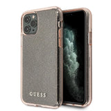 Guess GUHCN58PCGLPI iPhone 11 Pro pink/pink hårdkasse Glitter