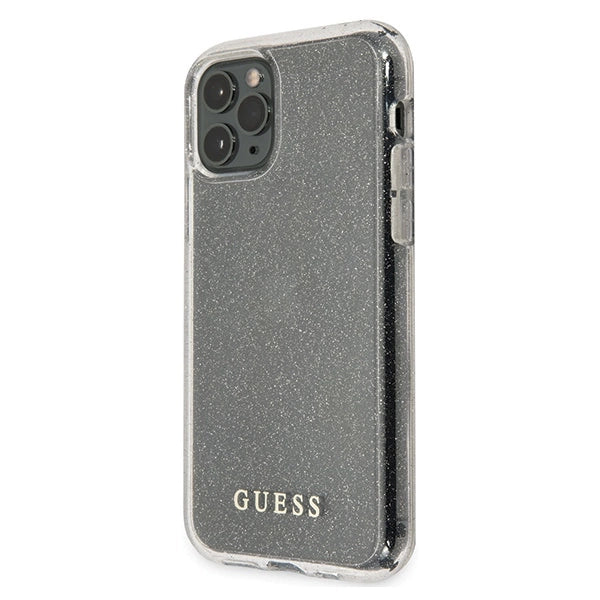 Guess GUHCN58PCGLSI iPhone 11 Pro sølv/sølv hard case Glitter