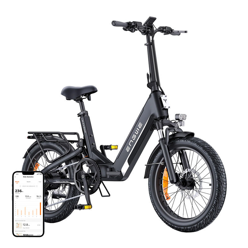 ENGWE L20 3.0 BOOST 250W 20" elektrisk cykel (sort)