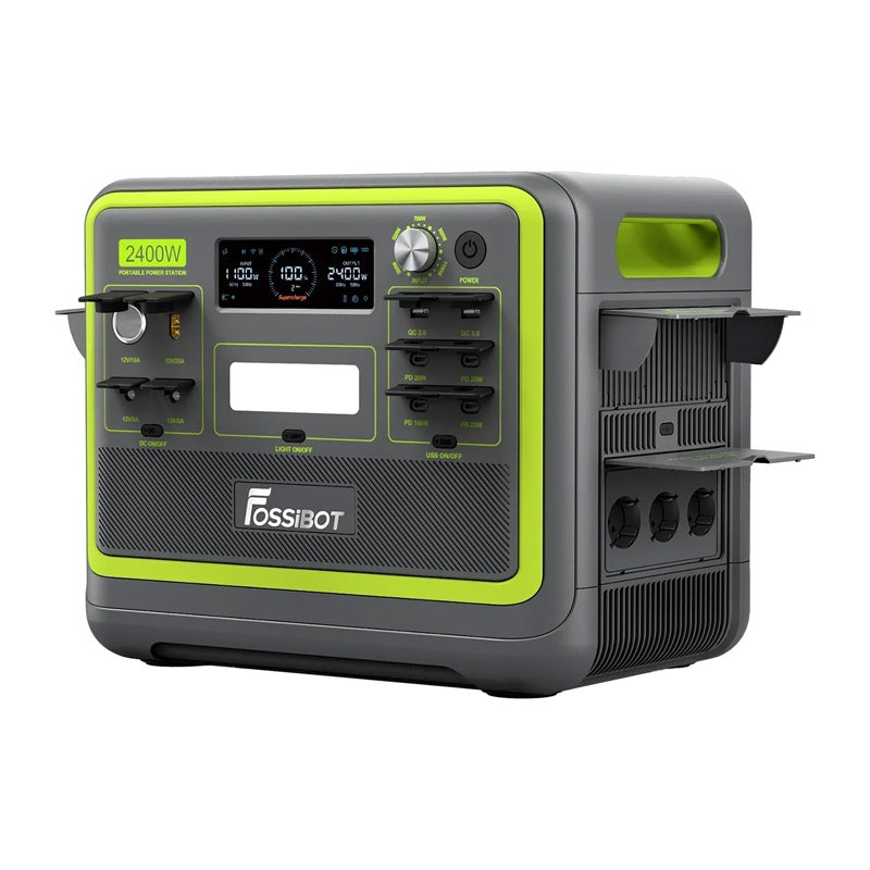 FOSSIBOT F2400 2400W opladningsstation (grøn)