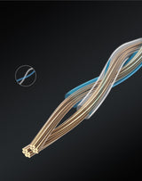 Ugreen fladkabelt netværkskabel Ethernet patch-kabel RJ45 Cat 6 UTP 1000 Mbps 2 m sort (50185)