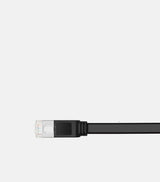 Ugreen fladkabelt netværkskabel Ethernet patch-kabel RJ45 Cat 6 UTP 1000 Mbps 2 m sort (50185)
