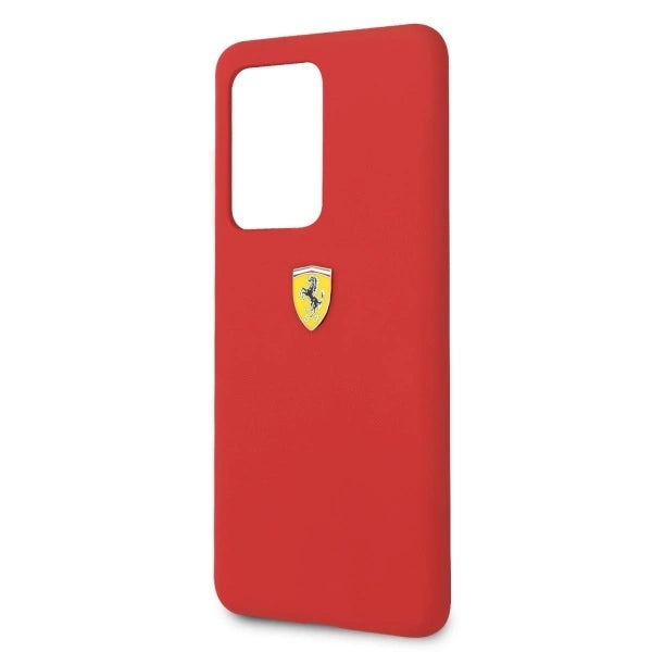 Ferrari Hardcase FESSIHCS69RE S20 Ultra G988 rød/rød silikone