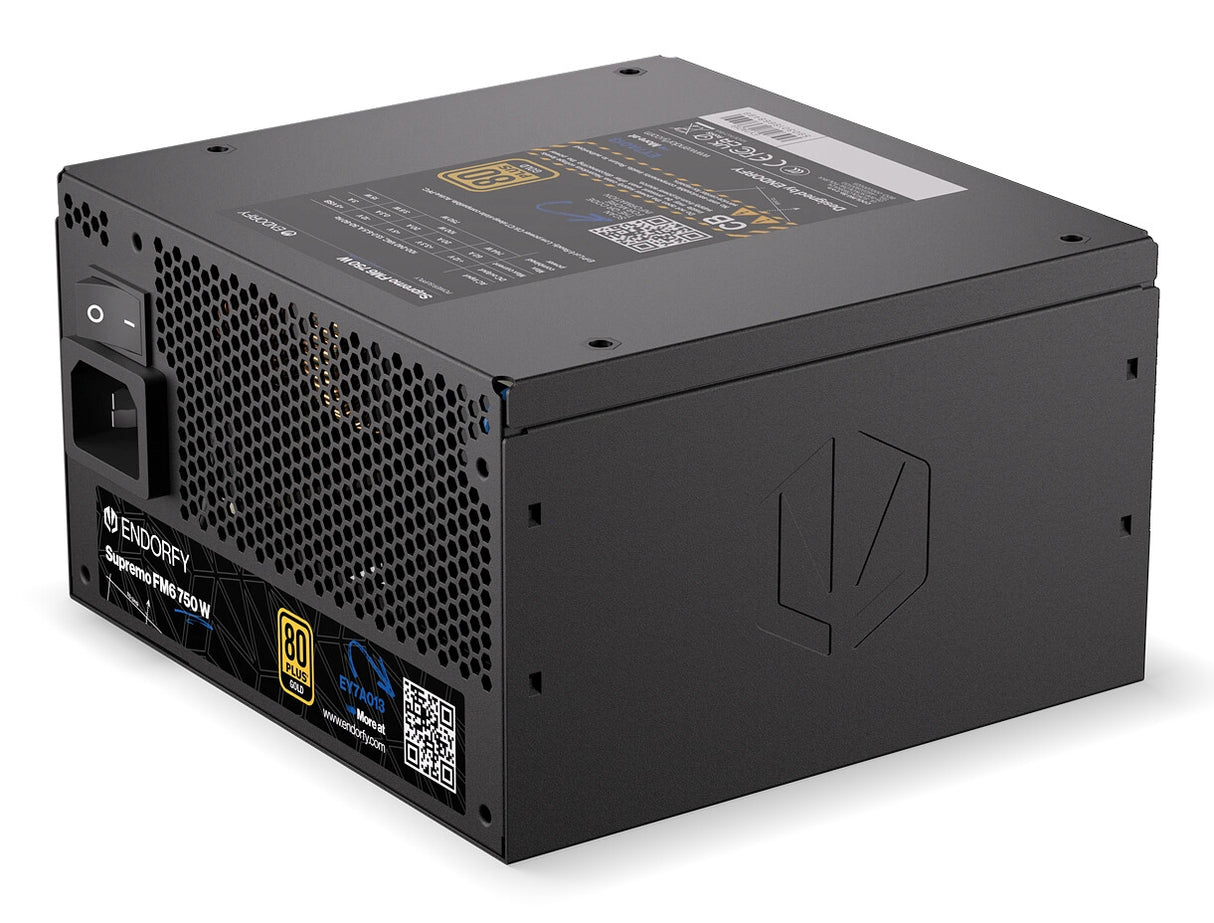 ENDORFY Supremo FM6 750 W enhed til strømforsyning 24-pin ATX ATX Sort