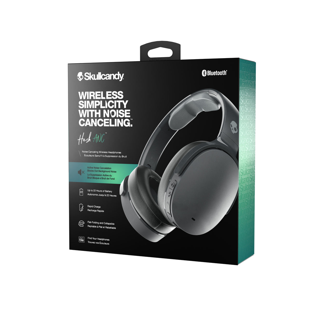 Skullcandy Hesh ANC Hovedtelefoner Kabel & trådløs Headset Opkald/musik USB Type-C Bluetooth Sort