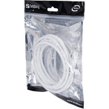 SAVER Network Cat 6 Cable, White (3m)