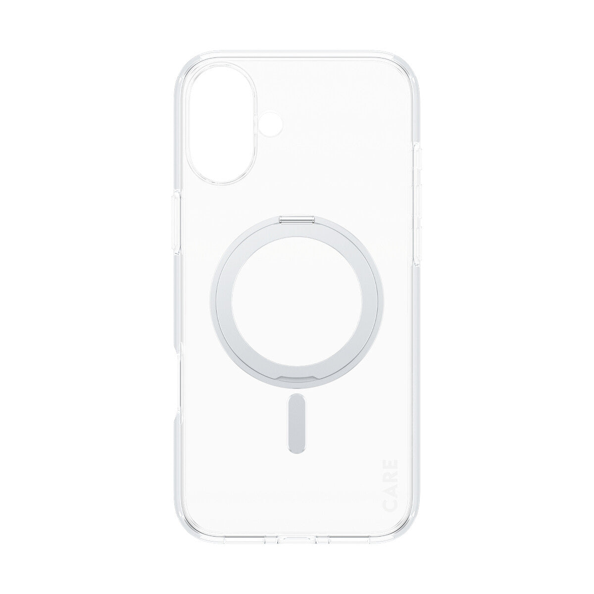 PanzerGlass CARE™ by ® Case Transparent m. Sølv Kickstand & MagSafe iPhone 16 Plus