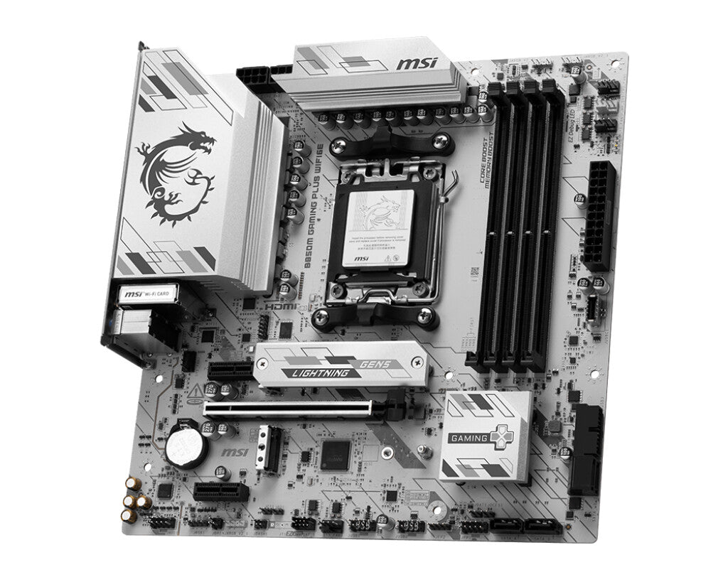 MSI B850M GAMING PLUS WIFI6E bundkort AMD B850 Sokkel AM5 micro ATX