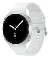 Samsung Galaxy Watch 8 3,3 cm (1.3") AMOLED 40 mm Digital 438 x 438 pixel Berøringsskærm Sølv Wi-Fi GPS (satellit)
