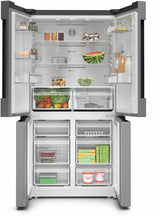 Bosch Serie 4 KFN96VPEA side-by-side køle-fryseskab Fritstående 605 L Rustfrit stål