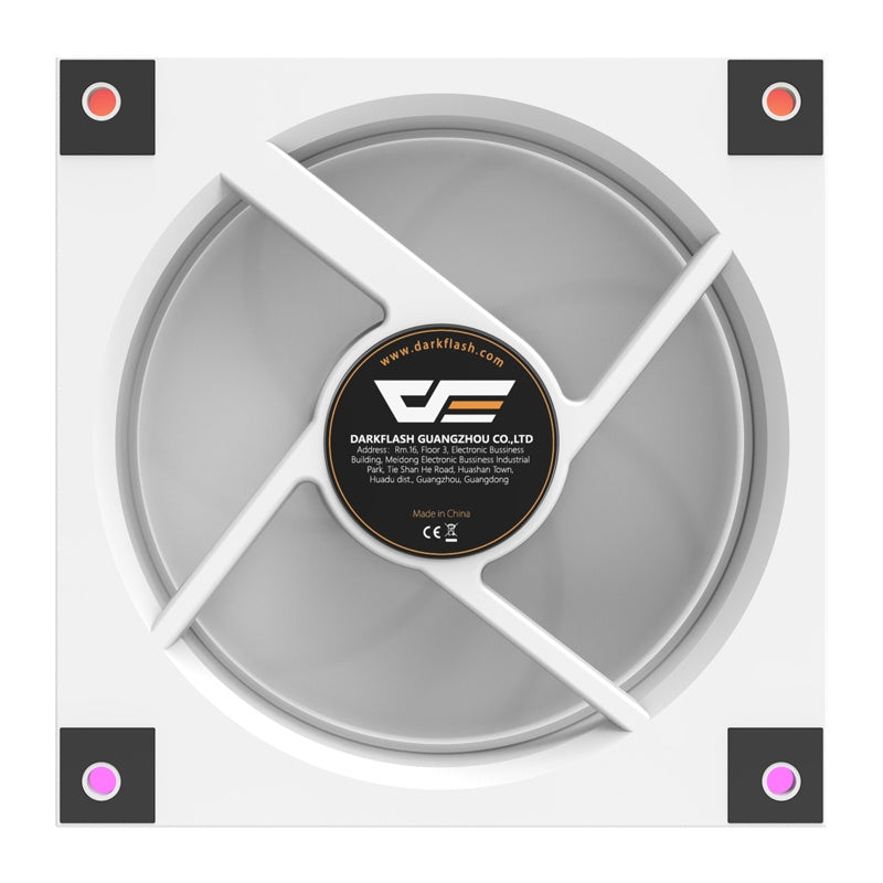 DarkFlash DM20 LINE køleventilator (hvid)