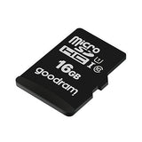 Goodram Microcard 16 GB micro SD HC UHS-I klasse 10 hukommelseskort, SD-adapter (M1AA-0160R12)