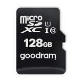 Goodram Microcard 128 GB micro SD XC UHS-I klasse 10 hukommelseskort, SD-adapter (M1AA-01280R12)