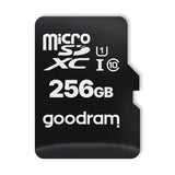 Goodram Microcard 256 GB micro SD XC UHS-I klasse 10 hukommelseskort, SD-adapter (M1AA-2560R12)