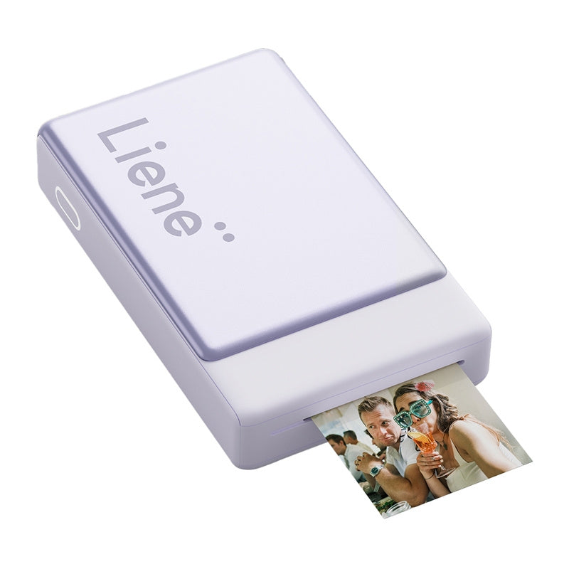 LIENE Pearl N200 Pro 2x3" bærbar fotoprinter (purpur)