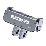 Sunnylife Aluminium Dual-Directional Montering Adapter til Osmo Nano / Action 6