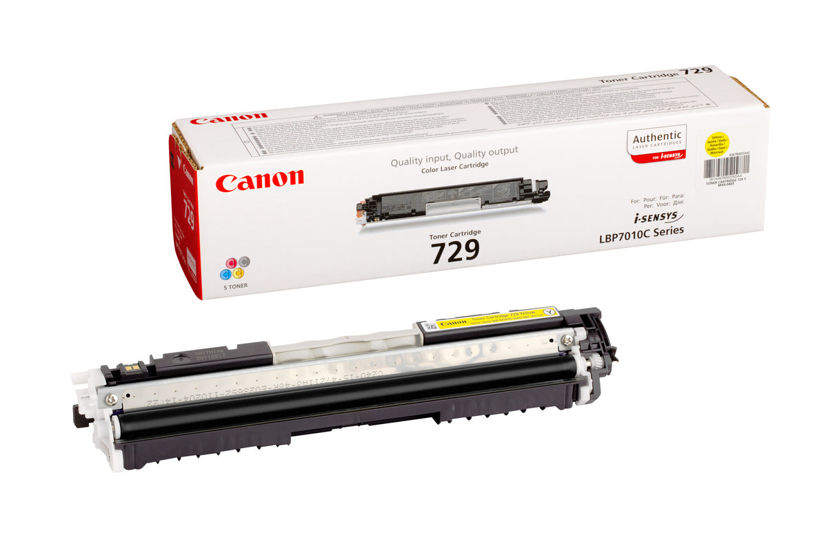 Canon 729 Y tonerpatron 1 stk Original Gul