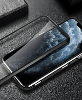 Wozinsky Magnetic Cam Slider Case Full Body Cover indbygget frontglaslinserotator til Huawei P40 sort