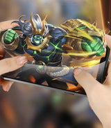 Wozinsky Magnetic Cam Slider Case Full Body Cover indbygget frontglaslinserotator til Huawei P40 sort