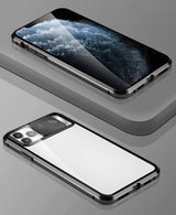 Wozinsky Magnetic Cam Slider Case Full Body Cover indbygget frontglaslinserotator til Huawei P40 sort