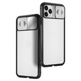 Wozinsky Magnetic Cam Slider Case Full Body Cover indbygget frontglaslinserotator til Huawei P40 sort