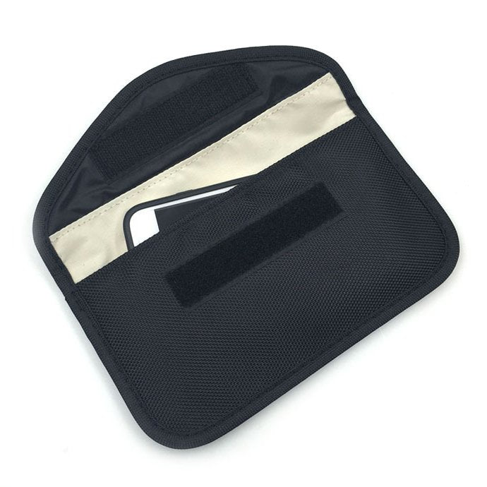 Anti-tyveri Case for bilnøgler Telefon Radio blokering Faraday Box Faraday Cage 20cm x 11cm sort