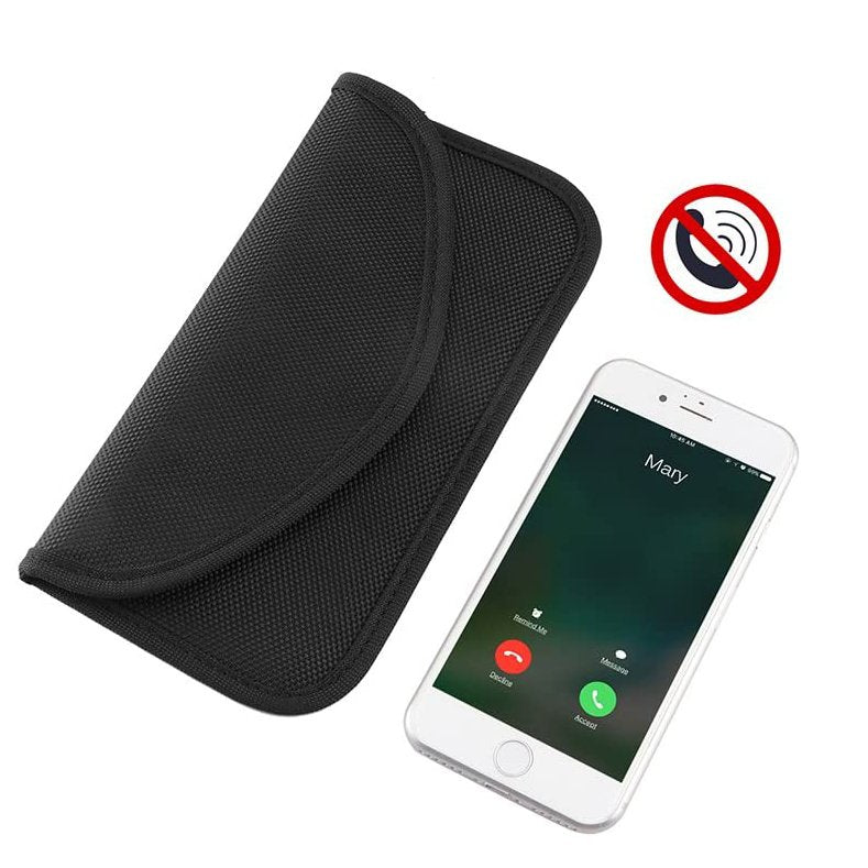Anti-tyveri Case for bilnøgler Telefon Radio blokering Faraday Box Faraday Cage 20cm x 11cm sort