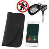 Anti-tyveri Case for bilnøgler Telefon Radio blokering Faraday Box Faraday Cage 20cm x 11cm sort