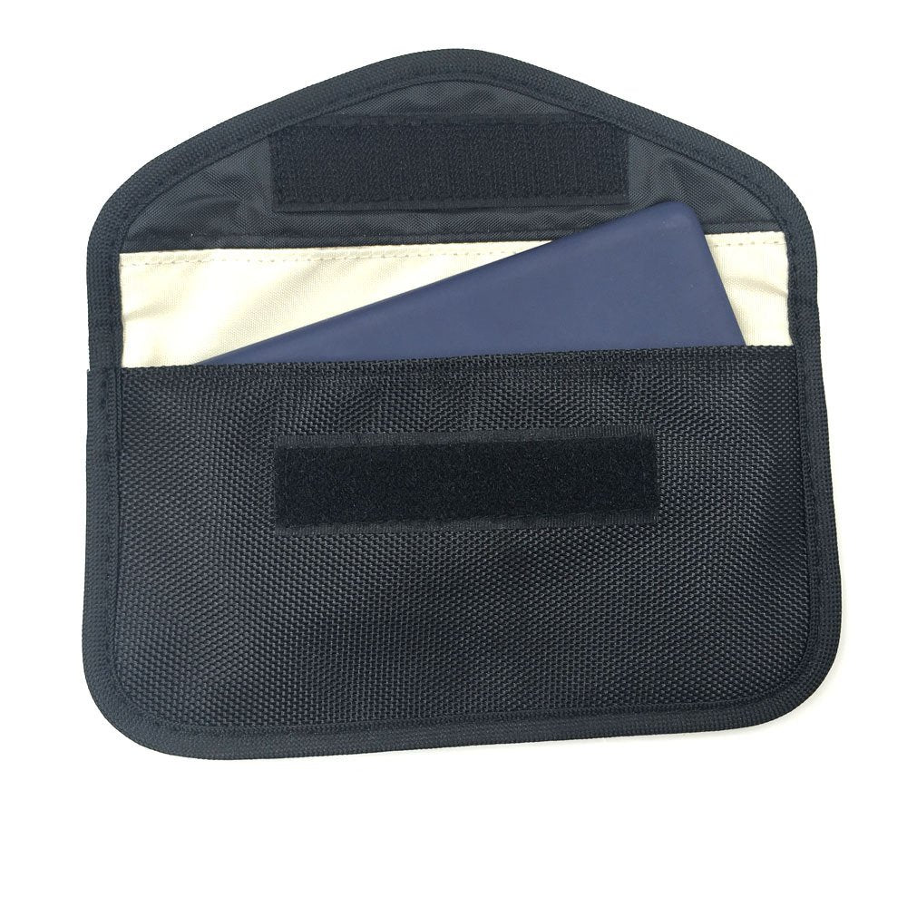 Anti-tyveri Case for bilnøgler Telefon Radio blokering Faraday Box Faraday Cage 20cm x 11cm sort