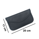 Anti-tyveri Case for bilnøgler Telefon Radio blokering Faraday Box Faraday Cage 20cm x 11cm sort
